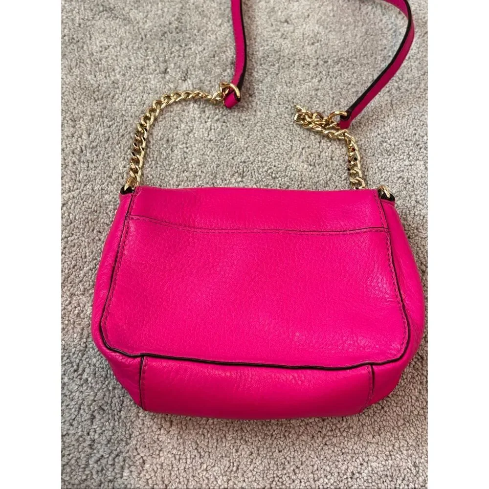 Michael Kors Small Fulton Crossbody Bag magenta statement bag, $178